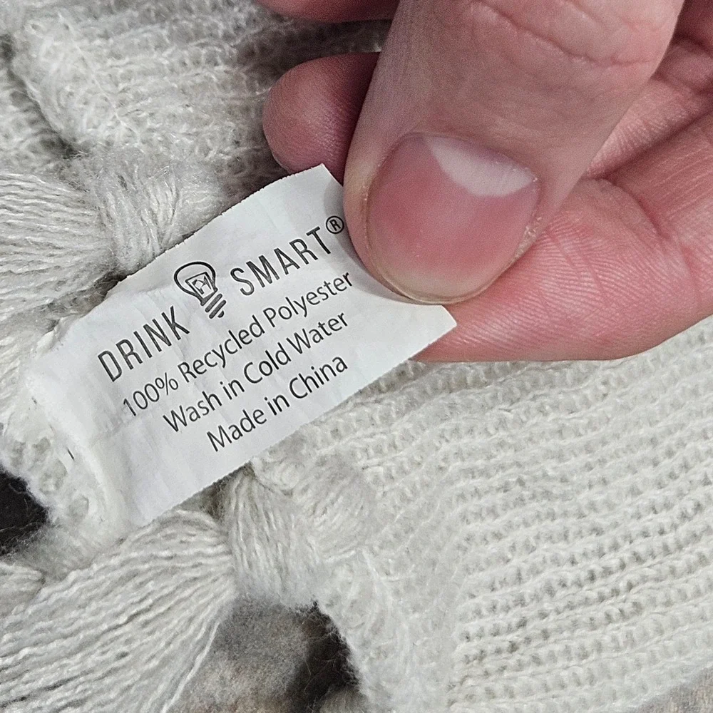 Jim Beam white knit